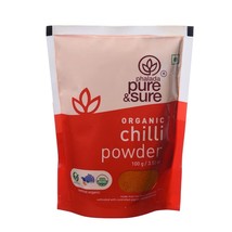 10 X Organic Chilli Powder/Laal Mirch/Karam Podi 100gms 100% Organic(PAC... - £66.48 GBP