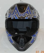 Fulmer JT-1 Maze Motocross Helmet Blue Sz Youth Medium Snell DOT Approved - $71.33