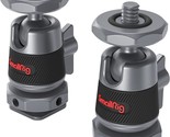 Smallrig Mini Ball Head (2 Pack) With A 1/4&quot; Screw And A Detachable Shoe... - £24.36 GBP