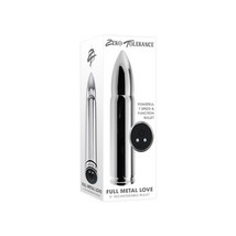 Zero Tolerance Full Metal Love Rechargeable Aluminum Bullet-Shaped Bullet Vibrat - £45.52 GBP