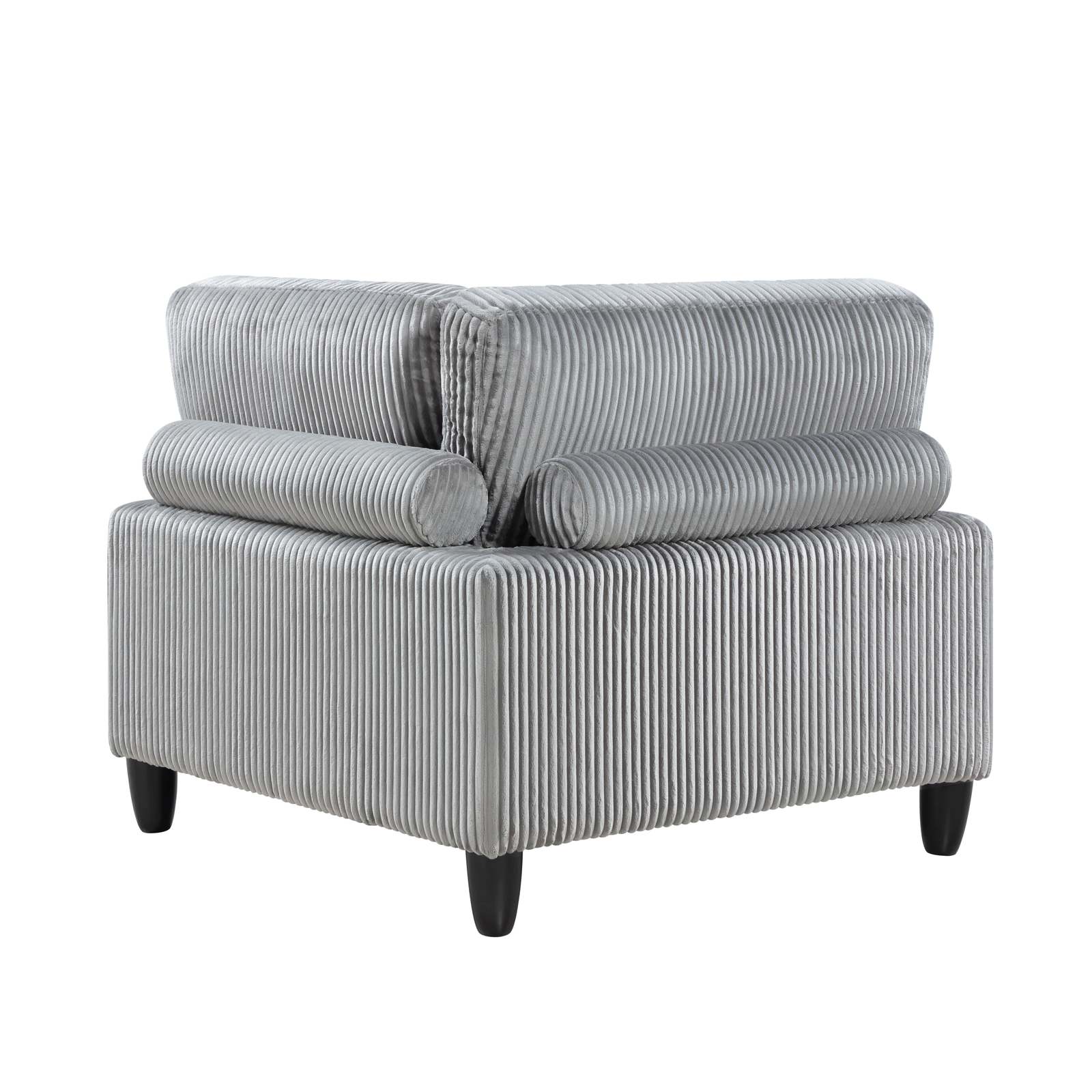 Gray Corduroy Modular Sectional Sofa Set Item image 8