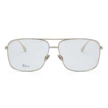 Dior Gold Frame Square Glasses STELLAIREO3 J5G13 - £158.19 GBP