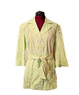 Madison Hill New York Trench Coat Multicolor Women Size Medium Cotton Blend - £21.45 GBP