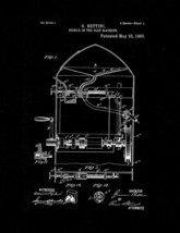 Nickel In The Slot Machine Patent Print - Black Matte - £6.24 GBP+