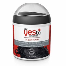 Yes To Tomatoes Detoxifying Charcoal DIY Powder-To-Clay Mask - 1 Ounce | For All - £12.78 GBP