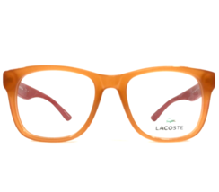 Lacoste Kids Eyeglasses Frames L3614 800 Red Orange Square Full Rim 45-17-130 - £38.26 GBP