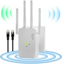 WiFi Booster 2024 WiFi Extender WiFi Range Extender 1200Mbps Wireless Signal Rep - £46.00 GBP