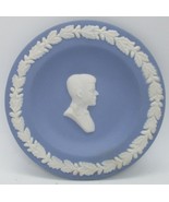Vintage Wedgwood Jasperware White on Blue John F. Kennedy Round Trinket ... - $280.60 MXN