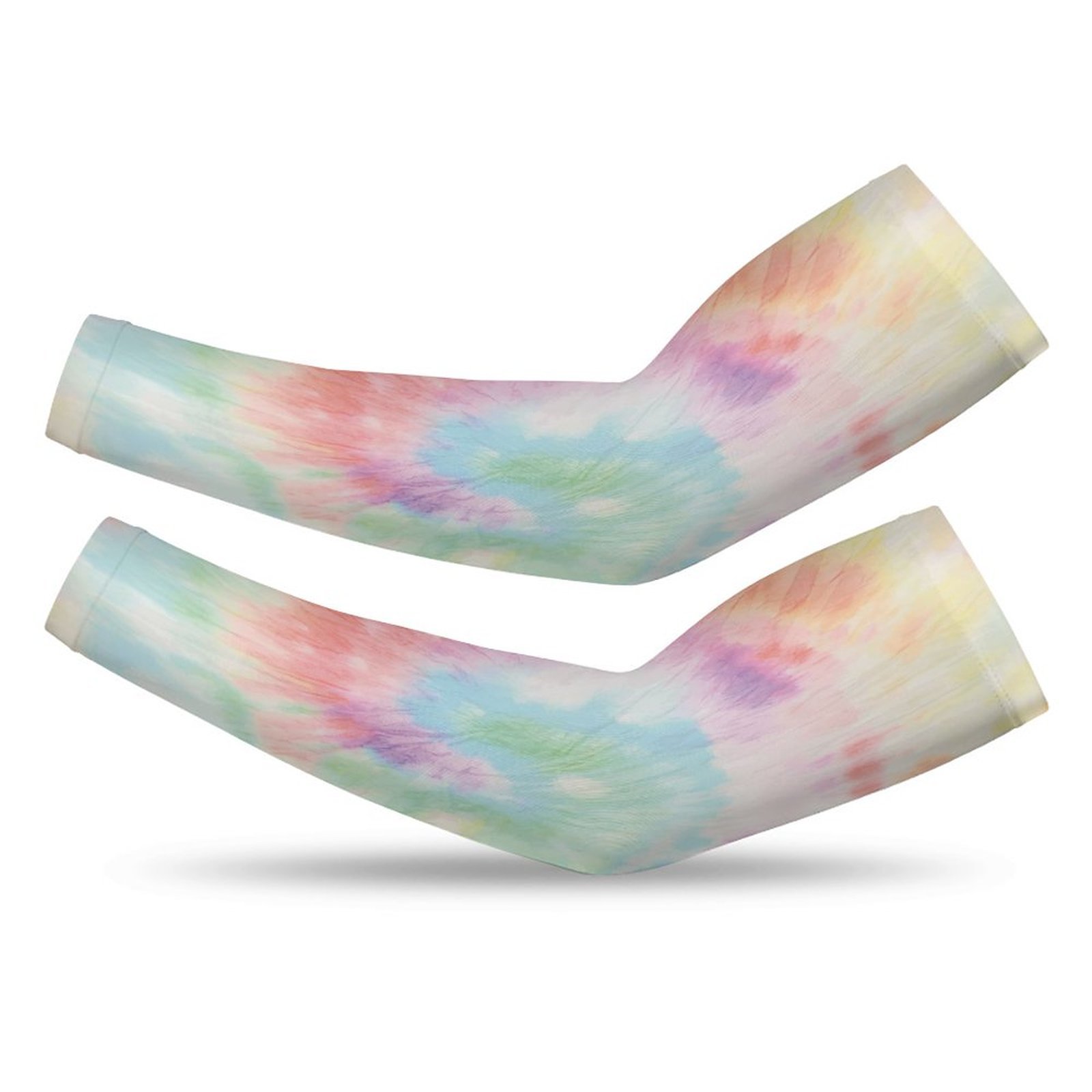 Mondxflaur Tie Dye Cooling Arm Sleeves Cover UV Sun Protection for Men Women