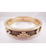 House of Harlow 1960 14KT Y/G Plated Khaki Aztec Bangle NEW - £31.35 GBP
