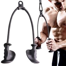 Ergonomic Triceps Rope Pull Down With Anti-Slippery Natural Rubber Grip ... - £40.06 GBP