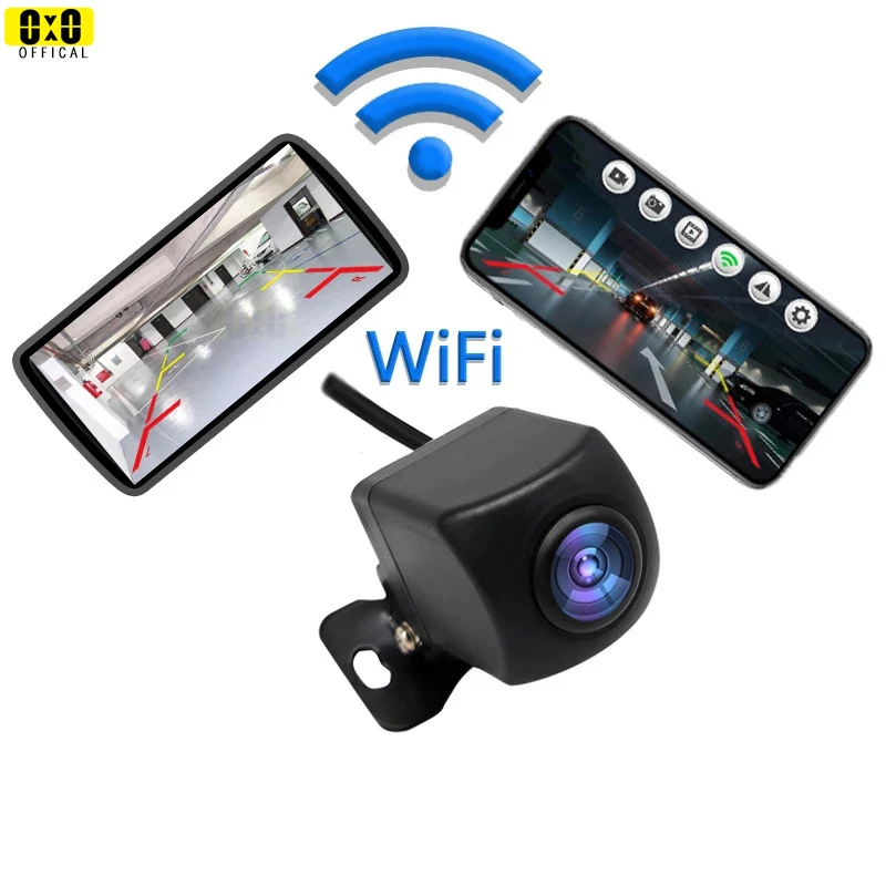 Wireless Car Rear View Camera WIFI 170 Degree WiFi Reversing Camera HD Night - £30.66 GBP