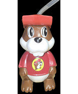 Whirley Buc-ee’s Bucees Beaver Mascot Plastic Souvenir Travel Mug with s... - $316.52 MXN