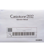 Owner&#39;s Manual Booklet for the Vintage Casio Casiotone 202 CT-202, Repro... - £12.60 GBP