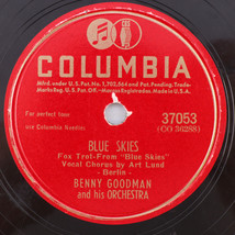 Benny Goodman - Blue Skies/I Don&#39;t Know Enough About You 1946 78rpm Record 37053 - £12.62 GBP
