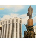 1989 Moscow Russian Postcard Cold War Era Vladimir Lenin Monument Octobe... - $464.13 MXN