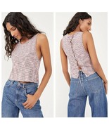 Free People Best Of Us Tank Top Size Medium NEW Onix Blossom - $940.41 MXN