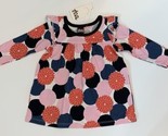 Tea Collection Long Sleeve Kimono Dots Infant Dress Floral Baby Girl 6-9... - $22.99