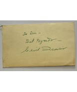 Cecil Travis (d. 2006) Signed Autographed Vintage Government Postcard GP... - $21.01 CAD