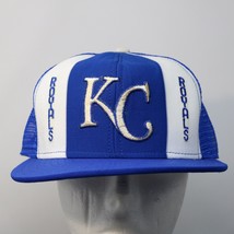 KC Kansas City Royals AJD Lucky Stripes Blue White Mesh Snapback Cap Hat USA - £19.83 GBP