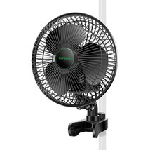 Aerowave A6 6-Inch Clip-On Fan, Patented Portable Indoor Fan With Clip, 2-Speed  - £43.49 GBP