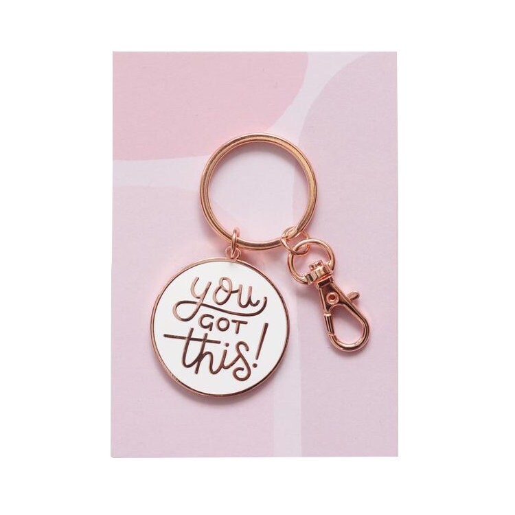 You Got This! New keychain with a lobster claw clip. Rose Gold color met... - $6.99