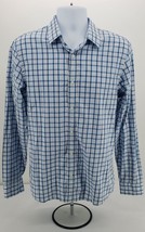 Michael Kors Mens Short Sleeve Plaid Button Down Shirt Size Medium - £16.70 GBP