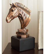 Ebros Madagascar Safari Zebra Horse Bust Statue In Bronze Electroplated ... - €47,94 EUR