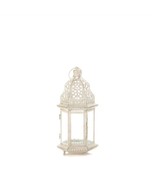 Sublime Distressed Small White Candle Lantern - £16.26 GBP