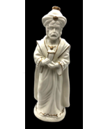 Wiseman Nativity Figurine Replacement White Gold Trim 11&quot; Holiday Time V... - €23,70 EUR