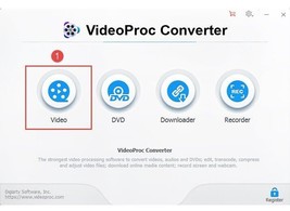 VideoProc Video Converter  (Lifetime License for 1 PC)  Real GPU-acceler... - $67.51