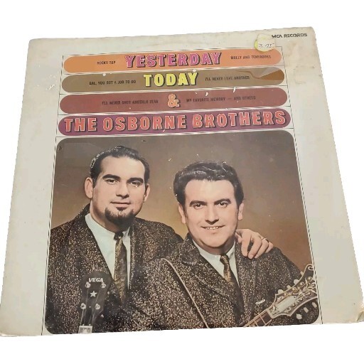 The Osborne Brothers Yesterday, Today &amp; Lp Sealed New - $24.74