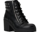 New No Boundaries Women&#39;s Zip Accent Studded Hiker Boots Size 7W Foam (D... - $24.99