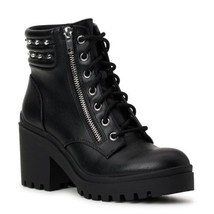 New No Boundaries Women&#39;s Zip Accent Studded Hiker Boots Size 7W Foam (D... - $24.99