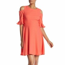 NWT Womens Size 4 Nordstrom CeCe Cynthia Steffe Cold Shoulder Fit &amp; Flare Dress - £22.95 GBP