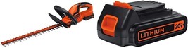 Black+Decker 20V Max* Cordless Hedge Trimmer, 22-Inch (LHT2220),Orange &, LBXR20 - $169.99
