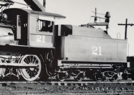 RPPC Missouri Illinois Railroad #21 4-8-0 Locomotive Train Real Photo Postcard - £18.55 GBP