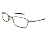 Vintage Oakley Eyeglasses Frames O7 11-819 Light Matte Silver Full Rim 5... - $65.36