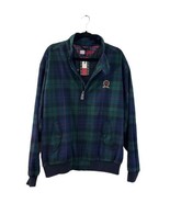 NWT Tommy Hilfiger Plaid Crest Capsule Plaid Harrington Blue Green Jacke... - $99.00