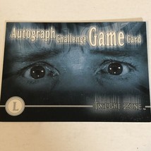 Twilight Zone Vintage Trading Card # Autograph Challenge Game Card L - £1.57 GBP