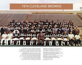 1974 CLEVELAND BROWNS  8X10 TEAM PHOTO NFL FOOTBALL PICTURE - $4.94