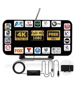 Tv Antenna Digital Indoor Hdtv Antenna 350+ Miles Range With Signal Ampl... - $42.99