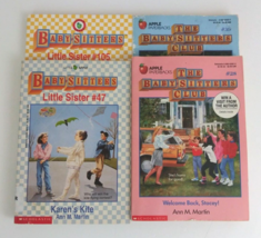 Lot of 4 Babysitters Club &amp; Babysitters Little Sister Paperback Scholastic Books - £13.71 GBP
