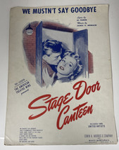 Stage Door Canteen Sheet Music by Al Dubin - £6.92 GBP