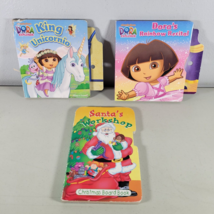 Children&#39;s Books Dora the Explorer, Rainbow Recital, King Unicornio, Santa Shop - £7.21 GBP