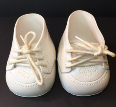 Vintage Cabbage Patch Kids Doll White Lace Tie Shoes CPK  KT Hong Kong - $18.00