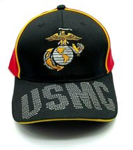 National Cap US Marine Corps Hat Officially Licensed Embroidered Adjustable USMC - £14.89 GBP