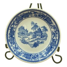 O.P. CO. Syracuse China Blue Willow Pattern 7 1/4” Bowl Blue White X9 1943 - £21.01 GBP