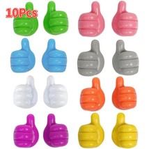 10Pcs  Thumb Hook 2022 New Car Decoration Hook for Wall Hook Cable Clip Key Hat  - £28.82 GBP