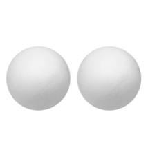 2Pcs 6 Inches Craft Foam Balls, Smooth Foam Balls For Crafts, White Roun... - £22.37 GBP